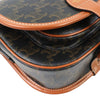 Celine Medium Triomphe Coated Canvas Folco Crossbody Secondhand