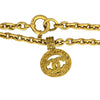 Chanel CC Gold Plated Medallion Chain Necklace Secondhand