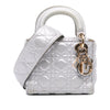 Dior Mini Metallic Grained Calfskin Cannage Lady Dior Secondhand