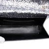 Saint Laurent Glitter Galactica Leather Monogram Envelope Chain Wallet Secondhand