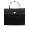 Prada Tessuto Metal Handle Bag Secondhand