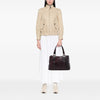 Gucci Guccissima Trimmed Leather Bamboo Libeccio Tote Secondhand