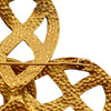Chanel CC Gold Plated Infinity Brooch Secondhand