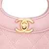 Chanel Mini Quilted Suede and Lambskin 31 Shopping Bag Secondhand
