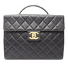 Chanel CC Quilted Caviar Briefcase Secondhand