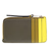 LOEWE Tricolor Calfskin Puzzle Coin Card Holder Secondhand