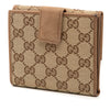 Secondhand Gucci GG Canvas Trifold Compact Wallet