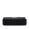 Chanel Medium Classic Chevron Calfskin Pleated Double Flap Secondhand