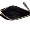 Saint Laurent Grain De Poudre Chevron Monogram Bill Pouch Secondhand