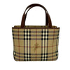 Burberry Haymarket Check Coated Canvas Handbag Secondhand