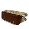 Burberry Haymarket Check Coated Canvas Handbag Secondhand