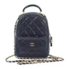 Chanel Mini CC Quilted Caviar Backpack Secondhand