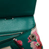 Gucci Small Calfskin Blooms Bamboo Daily Satchel Secondhand