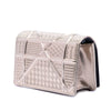 Dior Metallic Patent Microcannage Diorama Wallet on Chain Secondhand