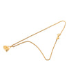 Dior Gold Plated CD Logo Bag Pendant Necklace Secondhand