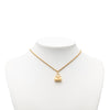Dior Gold Plated CD Logo Bag Pendant Necklace Secondhand