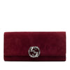 Gucci Suede Crystals Broadway Clutch Secondhand