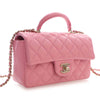 Chanel Mini Rectangular Classic Lambskin Top Handle Flap Secondhand