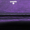Secondhand Chanel CC Metallic Crackling Lizard Printed Leather Wallet on Chain