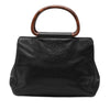 Chanel CC Caviar Wood Top Handle Bag Secondhand