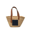 LOEWE Small Raffia Anagram Basket Tote Secondhand