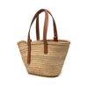LOEWE Small Raffia Anagram Basket Tote Secondhand