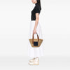LOEWE Small Raffia Anagram Basket Tote Secondhand