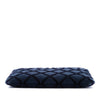 Secondhand Chanel Large Quilted Velvet O Case Clutch