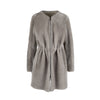 Secondhand Emporio Armani Shearling Coat with Hoodie - '10s