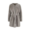 Secondhand Emporio Armani Shearling Coat with Hoodie - '10s