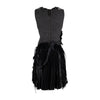 Secondhand 6267 Compact Wool Dress with Feather - '00s