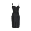 Secondhand Vivienne Westwood Black Dress with Front Pleats - '10s