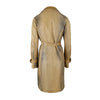Secondhand Roberto Cavalli Croc Embossed Leather Trench Coat - '00s
