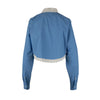 Secondhand Rubino Gaeta Crochet Collar Crop Shirt - '20s