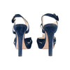 Secondhand Prada Suede Open-toe Heels - '10s
