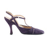 Secondhand Prada Purple Suede T-Strap Pumps – '00s