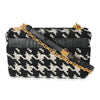Christian Dior Caro Bag Macro-Houndstooth Fabric