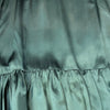 Prada Petrol Green Silk Skirt - 2000s Second hand
