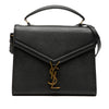 Saint Laurent Medium Grain de Poudre Classic Monogram Cassandra Top Handle Bag Secondhand