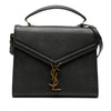 Secondhand Saint Laurent Medium Grain de Poudre Classic Monogram Cassandra Top Handle Bag