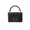 Secondhand Celine Vintage Crocodile Embossed Leather Handbag - '80s