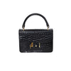 Secondhand Celine Vintage Crocodile Embossed Leather Handbag - '80s