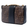 Fendi Mini FF 1974 Glazed Fabric Stamp Patch Crossbody Secondhand