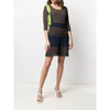 Chanel Brown and Blue Dress - 2000s Second hand
