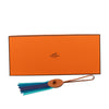 Hermès Hunter Cowhide and Milo Lambskin Paddock Flot Ribbon Bag Charm Secondhand
