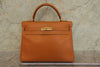 Secondhand Hermes Kelly Handbag Box Calf