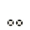 Chanel Resin and Faux Pearl Clip On Earrings Secondhand