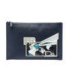 Prada Saffiano Monkey Robot Clutch Secondhand