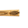 Chanel Gold Plated Cambon Paris Arrow Heart Swing Brooch Secondhand