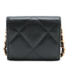 Chanel Quilted Lambskin 19 Flap Coin Purse With Chain Secondhand